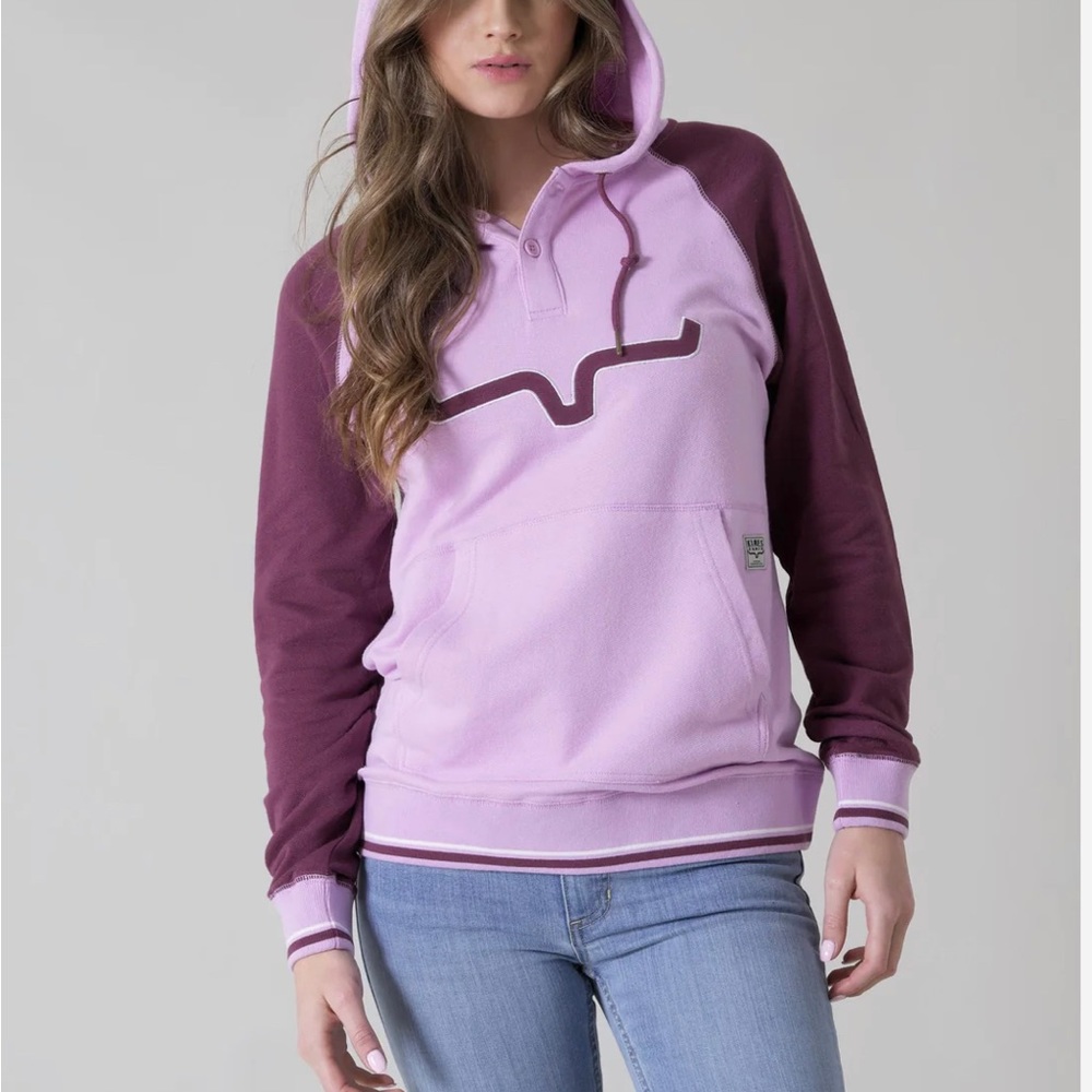 NWT Kimes Ranch Autumn Love hoodie in lavender size XL extra large
